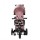 Kinderkraft - Tricicleta 4 in 1 rotativa cu pozitie de somn EASY TWIST Mauvelous Pink