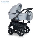 Krausman - Carucior 3 in 1 Trend Light Grey Prestige
