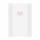 Saltea de infasat cu intaritura Inimioara roz 70x50 cm