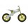 KinderKraft - Bicicleta din lemn fara pedale Runner Deluxe Green