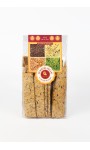 Crackers vegani cu seminte de canepa, in si chia – 125 g