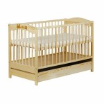 Baby Dreams - Patut din lemn cu sertar Family