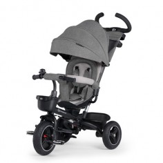 Kinderkraft - Tricicleta 5 in 1 rotativa SPINSTEP Grey