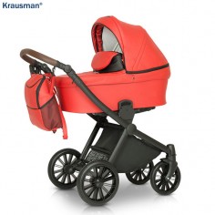 Krausman - Carucior 3 in 1 Rider Soft Red