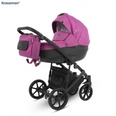 Krausman - Carucior 3 in 1 Owo Plus Pink