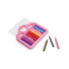 Melissa & Doug - Set 12 creioane colorate triunghiulare Princess