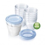 Philips Avent - VIA Recipiente pentru laptele matern 180ml fara BPA