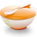 Nuvita - Set bol cu lingurita si capac 6m+