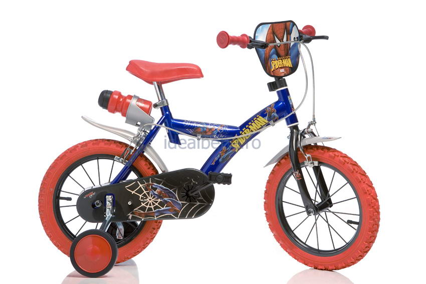 143-163-G-SPC-basso-1 Dino Bikes - BICICLETA 163 G - SPIDERMAN - imagine 1