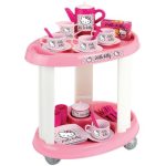Ecoiffier - Carucior cu Set Ceai Hello Kitty