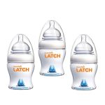 Munchkin LATCH - Set 3 Biberone cu Supapa Anticolici , 120 ml, 0+
