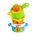 Bright Starts – Set de vase muzicale Nest n Sing Giggling Gourmet