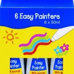 Galt - 6 Acuarele cu aplicator din burete - 6 Easy Painters