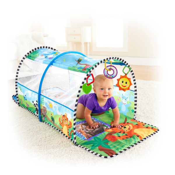 Baby Einstein-Aventura in Safari-Tunel de activitati 2 in 1