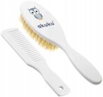 Akuku - Set perie si pieptan natural-A0457