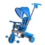 Baby Trike - Tricicleta Baby Trike 4 in 1 Hippo Blue - imagine 2