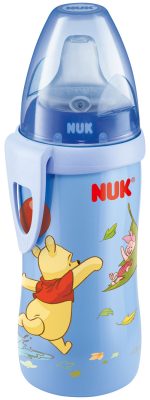 NUK - Biberon PP 300 ml Active Cup,adaptor silicon - imagine 2
