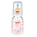 NUK - Biberon PP Baby Rose 110 ml tetina din silicon 0-6 luni