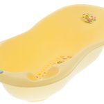 Cadita Tega Baby Happy Turtle 102 cm Galbena cu senzor de temperatura