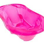 Cadita anatomica Tega Baby cu termometru Komfort Roz transparent