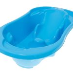 Cadita anatomica Tega Baby cu termometru Komfort Albastra