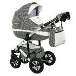Krausman - Carucior 3 in 1 Poema White-Black Ed. Limitata