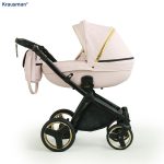 Carucior 3 in 1 Prime Mirage Pink Gold - Krausman - Testat ADAC - Image 2