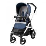 Carucior 3 In 1, Peg Perego, Book Plus 51 S, Black&White, Completo Elite Urban Denim - Image 2