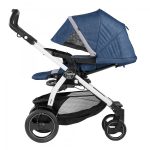 Carucior 3 In 1, Peg Perego, Book Plus 51 S, Black&White, Completo Elite Urban Denim - Image 3