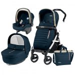 Carucior 3 in 1, Peg Perego, Book Plus 51 S, Black&White, Completo Elite - imagine 2