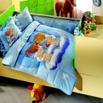 Kristal - Lenjerie pentru bebelusi Cute angels V2 albastru set