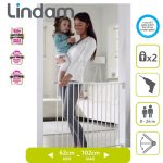 Lindam - Poarta siguranta Extensibila din metal - imagine 2
