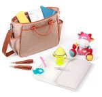 Geanta pentru mamici Mame Chic Brown - imagine 3
