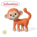 Infantino - Jucarie de dentitie cauciuc natural Maimutica Gaga