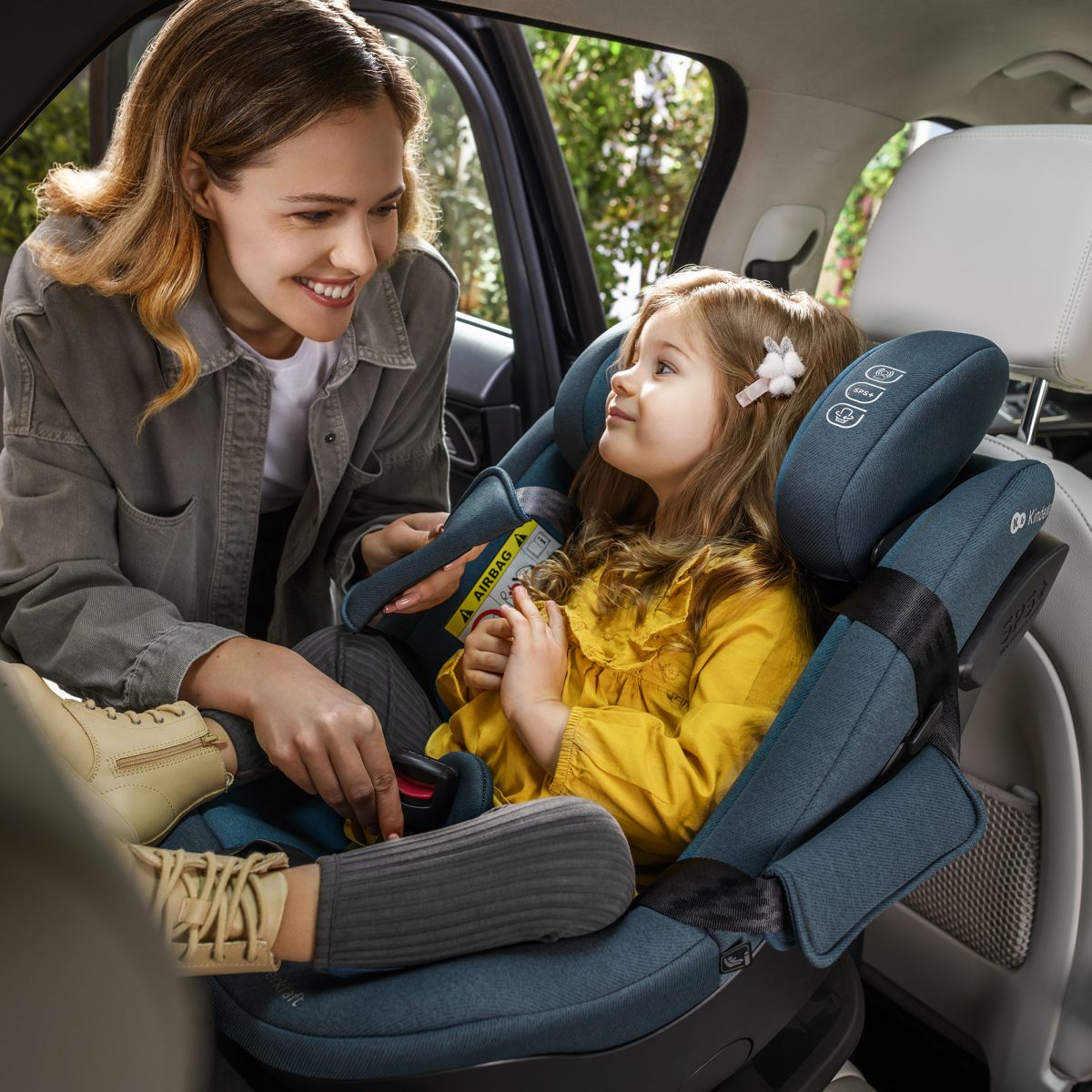 KinderKraft - Scaun auto rotativ Isofix I-GUARD Grey - Image 6