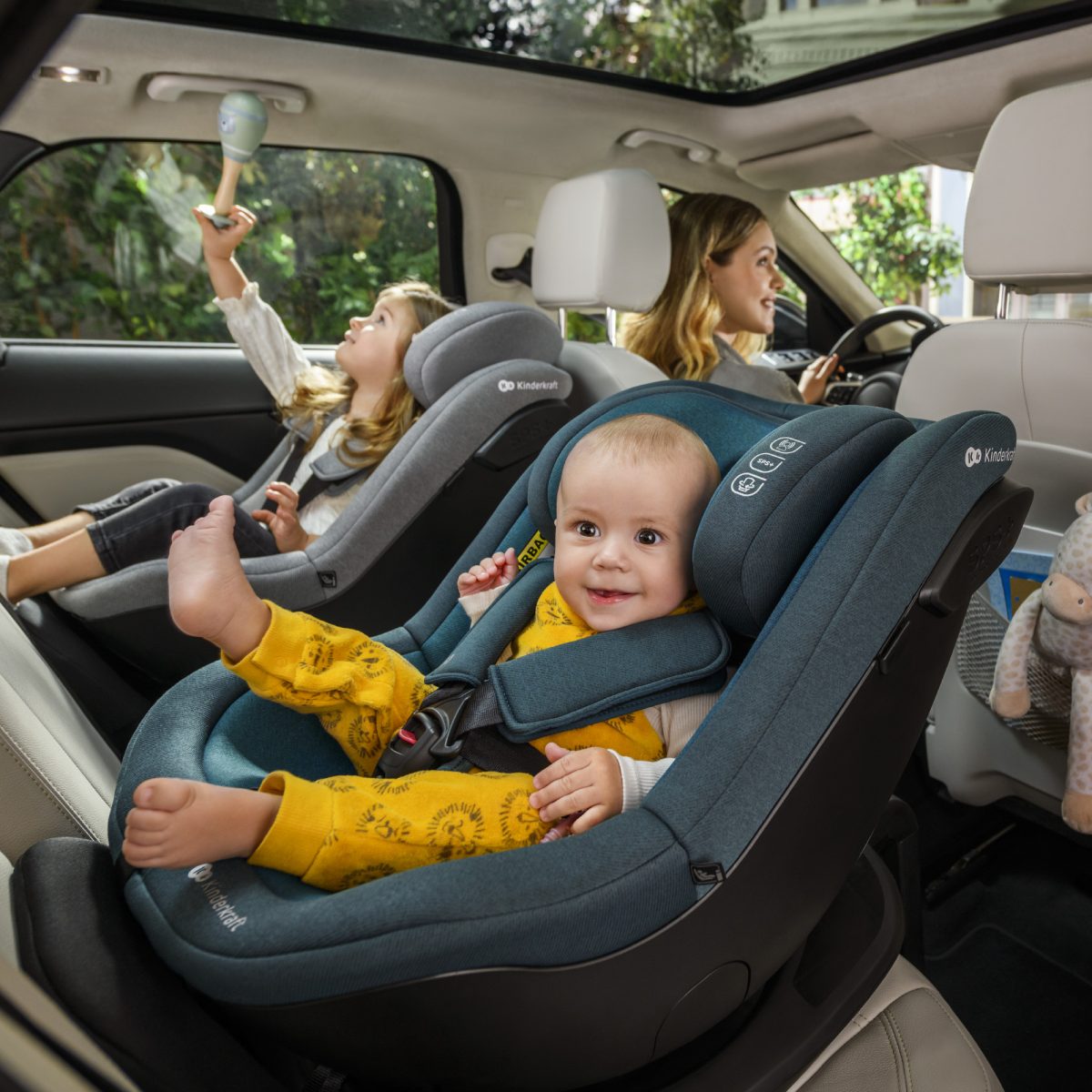 KinderKraft - Scaun auto rotativ Isofix I-GUARD Grey - Image 7