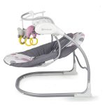 Kinderkraft - Leagan portabil 2 in 1 MINKY PINK cu conectare la priza - Image 3