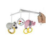 Kinderkraft - Leagan portabil 2 in 1 MINKY PINK cu conectare la priza - Image 4