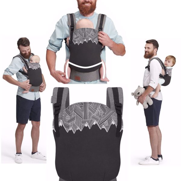 Kinderkraft - Marsupiu ergonomic Milo Black