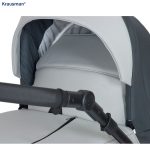 Carucior 3 in 1 Combo Max Grey - Krausman - Testat ADAC - Image 7