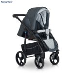 Carucior 3 in 1 Combo Max Grey - Krausman - Testat ADAC - Image 10