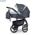 Carucior 3 in 1 Combo Max Grey - Krausman - Testat ADAC - Image 5