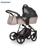 Krausman - Carucior 3 in 1 Aterra Dark-Beige