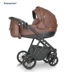 Carucior 3 in 1 LEXXO Brown - Krausman - Testat ADAC