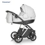 Carucior 3 in 1 LEXXO Silver Gray - Krausman - Testat ADAC
