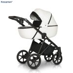Carucior 3 in 1 Xplorer White - Krausman - Testat ADAC