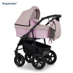 Carucior 3 in 1 Trend Pink Prestige - Krausman - Testat ADAC