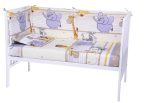 Lenjerie patut copii 4 piese - Safari Crem