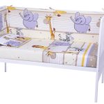 Lenjerie patut copii 5 piese - Safari Crem