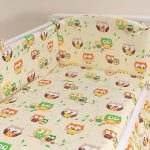 MAMO-TATO - Lenjerie patut 2 piese 120x60 Bird Beige
